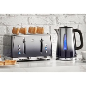 Eclipse Kettle and Toaster Set Blue