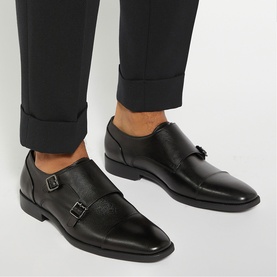 Satchin Double Buckle Monk Shoes
