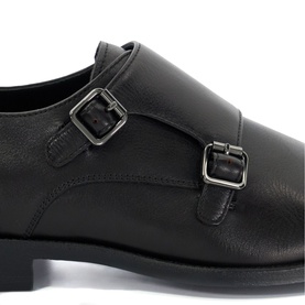Satchin Double Buckle Monk Shoes