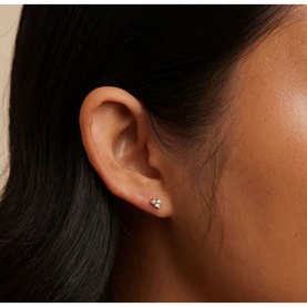 Pearl & Crystal Stud Earrings
