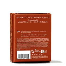 Marvellous Mandarin & Spice Festive Bauble 75ml