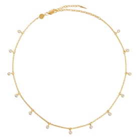 Interstellar Drop Choker Necklace