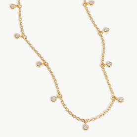 Interstellar Drop Choker Necklace