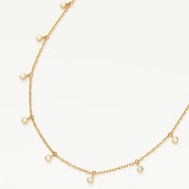 Interstellar Drop Choker Necklace