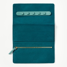 Grained Leather Jewellery Roll