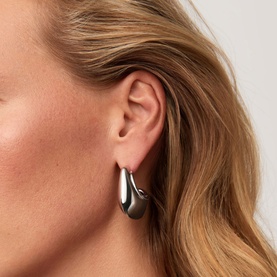 Dome Hoop Earrings