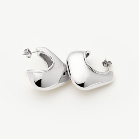 Dome Hoop Earrings