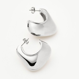 Dome Hoop Earrings