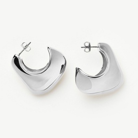 Dome Hoop Earrings