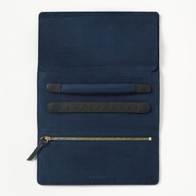 Grained Leather Jewellery Roll