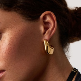 Dome Hoop Earrings