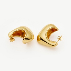 Dome Hoop Earrings