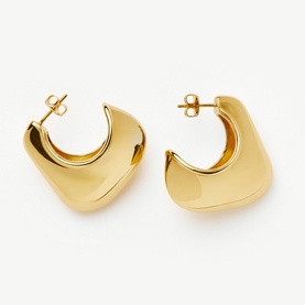 Dome Hoop Earrings