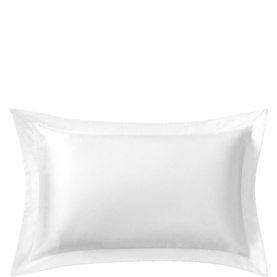 Lanham Tailored Silk Oxford Pillowcase White