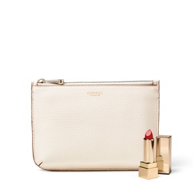 Ella Medium Grained Leather Pouch