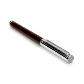 Leather-Bound Ballpoint Pen