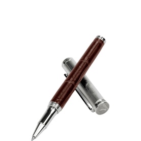 Leather-Bound Ballpoint Pen