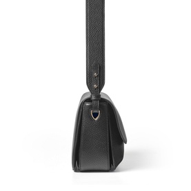 Ella Grande Grained Leather Crossbody Bag