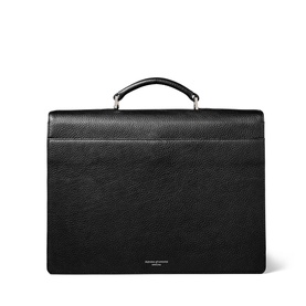 City Grained Leather Briefcase