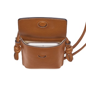 Ella Smooth Leather Crossbody Phone Pouch