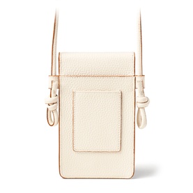 Ella Grained Leather Crossbody Phone Pouch