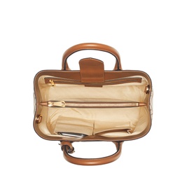 London Small Woven Leather Tote Bag