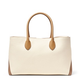 London Grained Leather Tote Bag