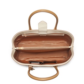 London Grained Leather Tote Bag