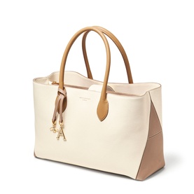 London Grained Leather Tote Bag