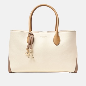 London Grained Leather Tote Bag
