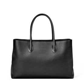 London Grained Leather Tote Bag