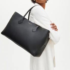 London Grained Leather Tote Bag