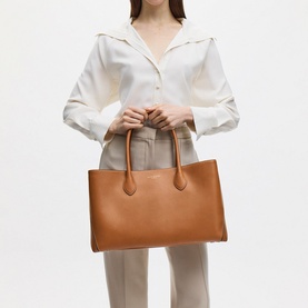 London Smooth Leather Tote Bag