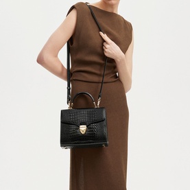 Mayfair&reg; Patent-Croc Crossbody Bag
