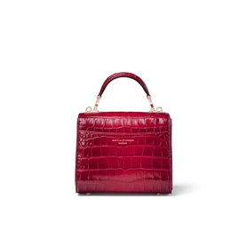 Mayfair&reg; Mini Croc-Embossed Top Handle Bag
