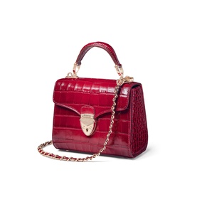 Mayfair&reg; Mini Croc-Embossed Top Handle Bag