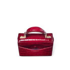 Mayfair&reg; Mini Croc-Embossed Top Handle Bag