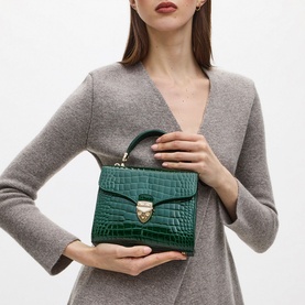 Mayfair&reg; Patent-Croc Midi Crossbody Bag