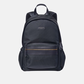 Leather-Trim Backpack