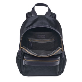Leather-Trim Backpack