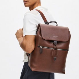 Reporter Grained Leather Backpack