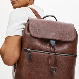Reporter Grained Leather Backpack
