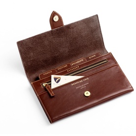 Deluxe Smooth Leather Travel Wallet