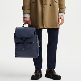 Reporter Grained Leather Backpack