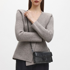 Mayfair&reg; 2 Patent-Croc Clutch Bag