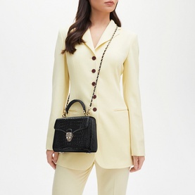 Mayfair&reg; Patent-Croc Midi Crossbody Bag