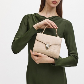 Mayfair&reg; Patent-Croc Midi Crossbody Bag