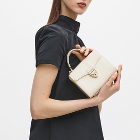 Mayfair&reg; Patent-Croc Mini Crossbody Bag