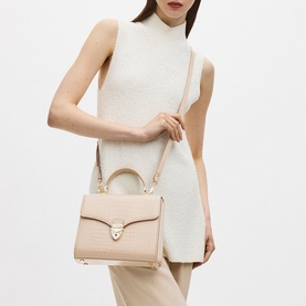 Mayfair&reg; Patent-Croc Crossbody Bag