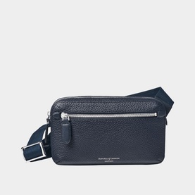 Reporter Compact Grained Leather Crossbody Bag